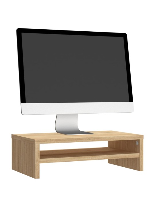 Stojan na monitor dub sonoma 42 x 24 x 13 cm kompozitní dřevo