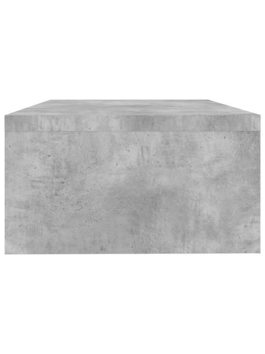Stojan na monitor betonově šedý 42x24x13 cm kompozitní dřevo