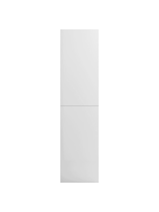 Šatní skříň bílá vysoký lesk 100 x 50 x 200 cm kompozitní dřevo