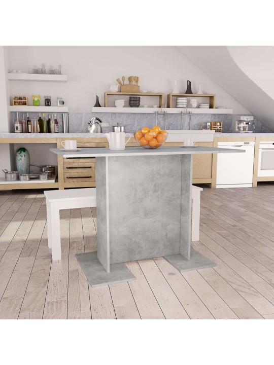 Jídelní stůl betonově šedý 110 x 60 x 75 cm kompozitní dřevo