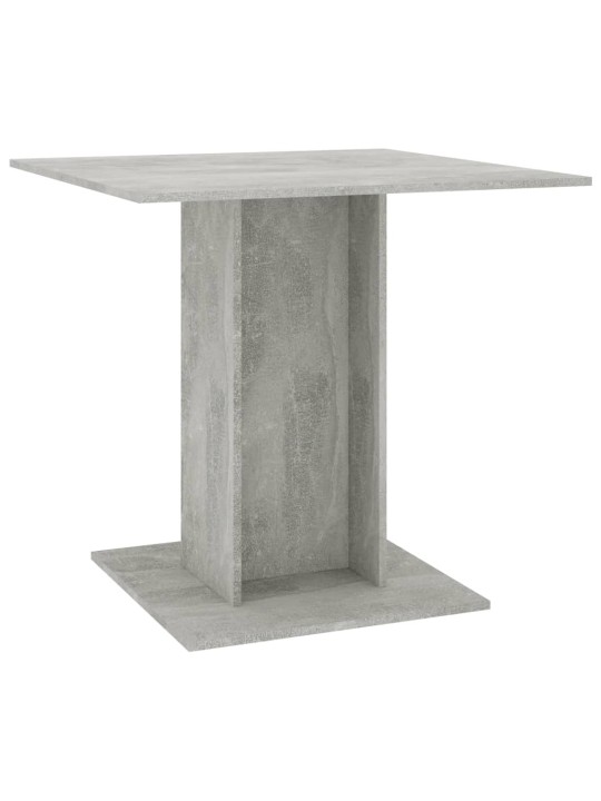 Jídelní stůl betonově šedý 80 x 80 x 75 cm kompozitní dřevo