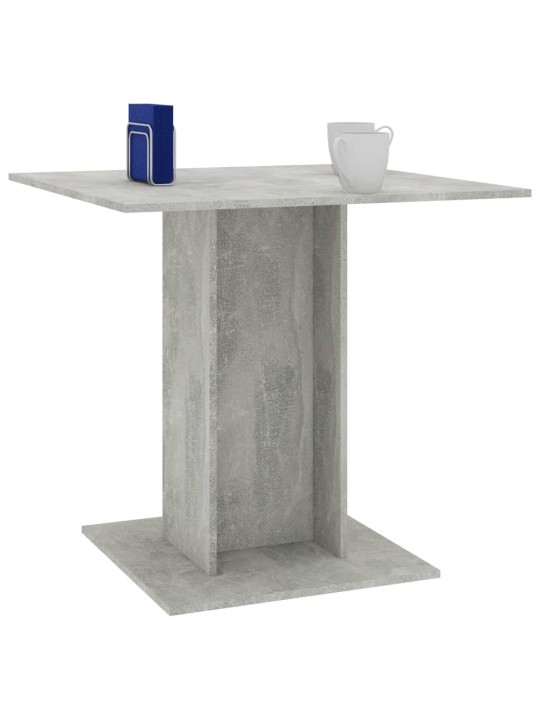 Jídelní stůl betonově šedý 80 x 80 x 75 cm kompozitní dřevo