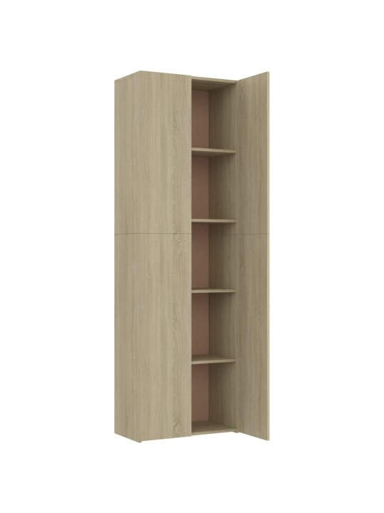 Kancelářská skříň dub sonoma 60 x 32 x 190 cm kompozitní dřevo