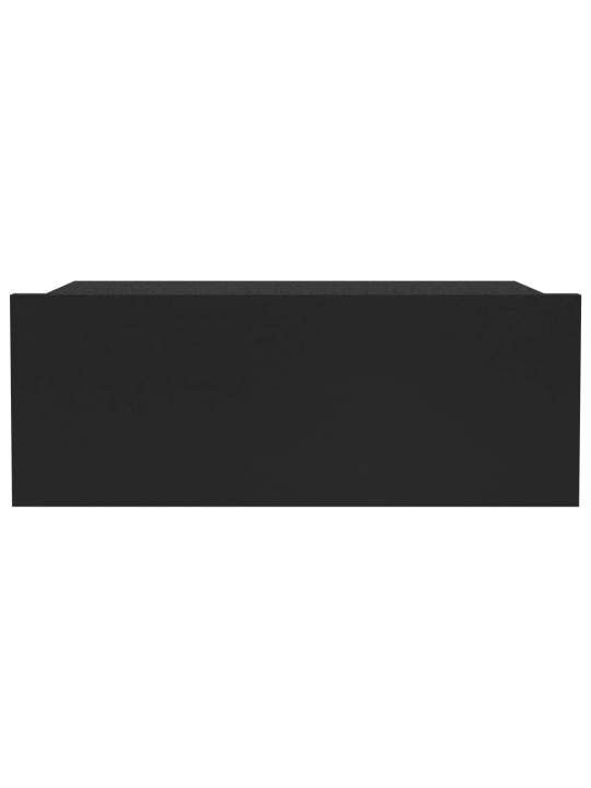 Plovoucí noční stolky 2 ks černé 40x30x15 cm kompozitní dřevo
