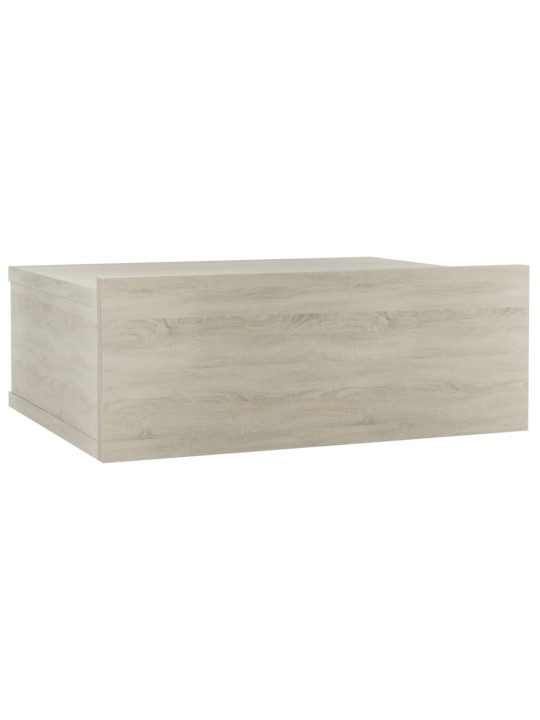 Nástěnný noční stolek dub sonoma 40x30x15 cm kompozitní dřevo