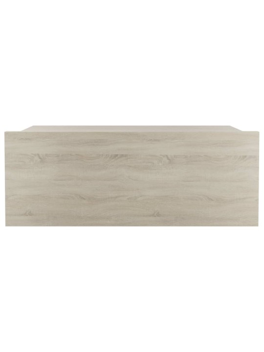 Nástěnný noční stolek dub sonoma 40x30x15 cm kompozitní dřevo