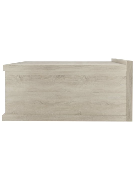 Nástěnný noční stolek dub sonoma 40x30x15 cm kompozitní dřevo