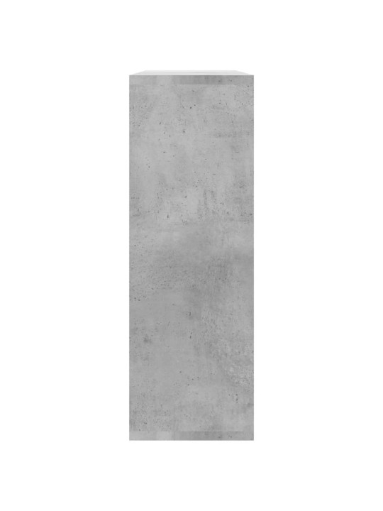 Nástěnné police betonově šedé 104x20x58,5 cm kompozitní dřevo