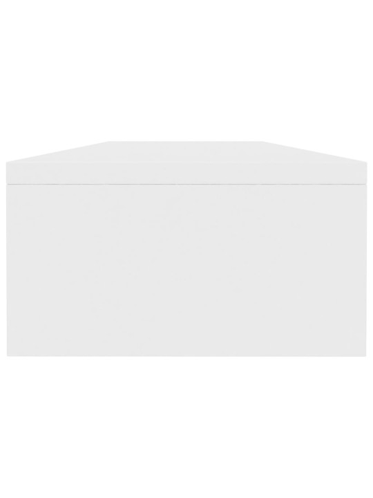 Stojan na monitor bílý 100 x 24 x 13 cm kompozitní dřevo