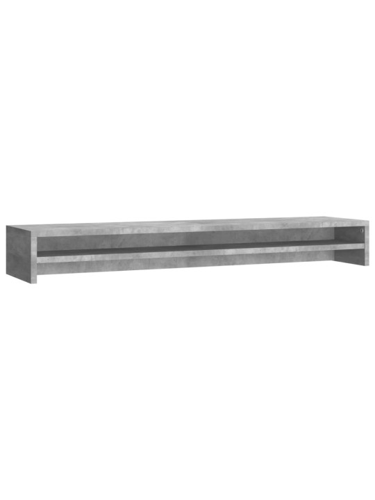 Stojan na monitor betonově šedý 100x24x13 cm kompozitní dřevo