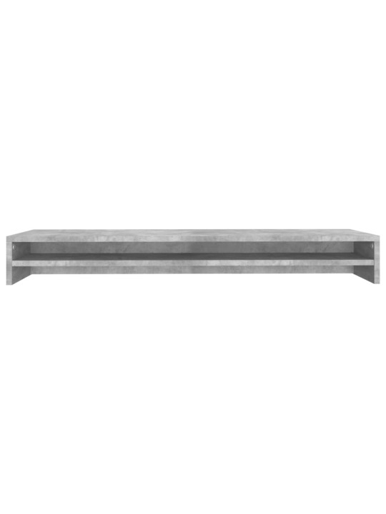 Stojan na monitor betonově šedý 100x24x13 cm kompozitní dřevo
