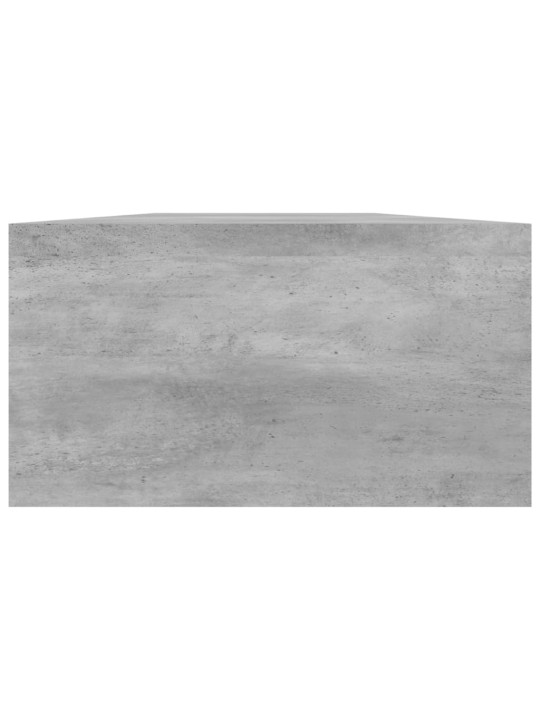Stojan na monitor betonově šedý 100x24x13 cm kompozitní dřevo