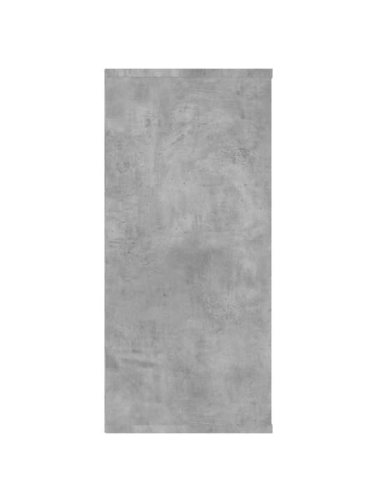 Knihovna/příborník betonově šedá 66x30x98 cm kompozitní dřevo