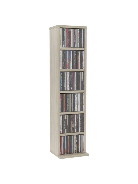 Skříňka na CD sonoma dub 21 x 20 x 88 cm kompozitní dřevo