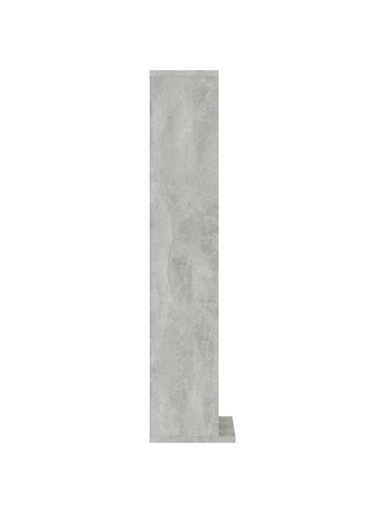 Skříňka na CD betonově šedá 21 x 20 x 88 cm kompozitní dřevo