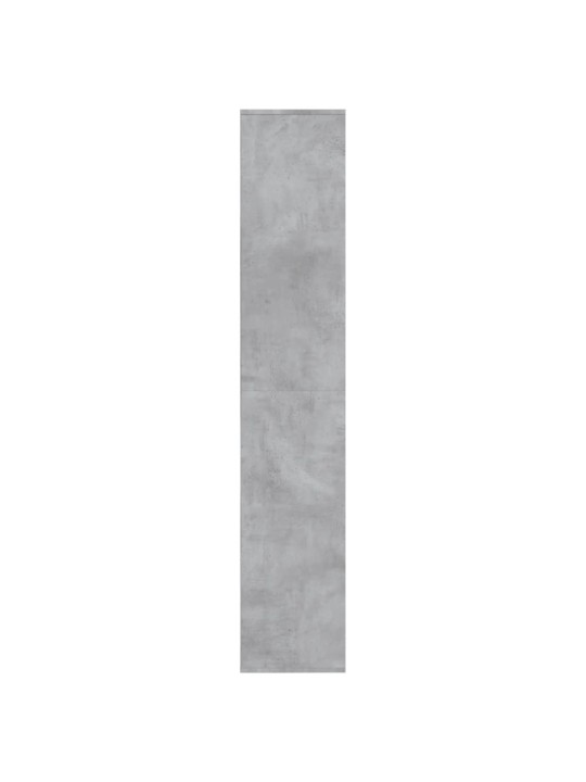 Botník betonově šedý 54 x 34 x 183 cm kompozitní dřevo