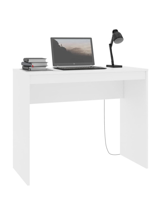 Psací stůl bílý 90 x 40 x 72 cm kompozitní dřevo