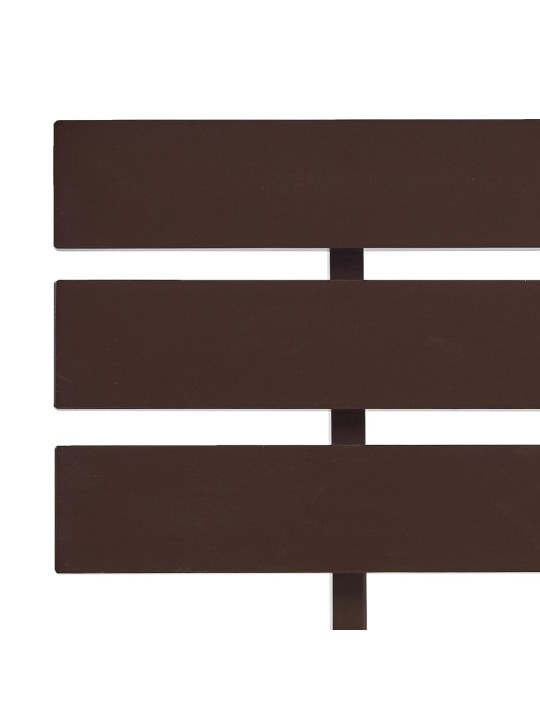 Rám postele tmavě hnědý masivní borovice 90 x 200 cm