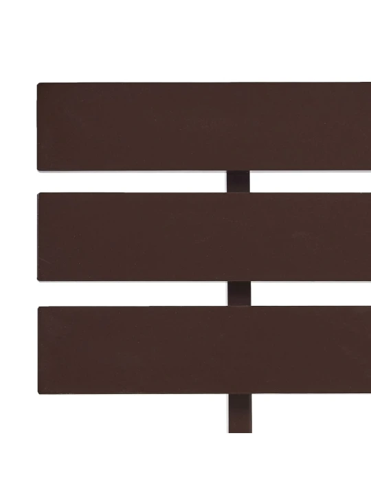 Rám postele tmavě hnědý masivní borovice 160 x 200 cm