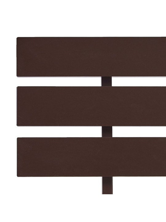 Rám postele tmavě hnědý masivní borovice 180 x 200 cm
