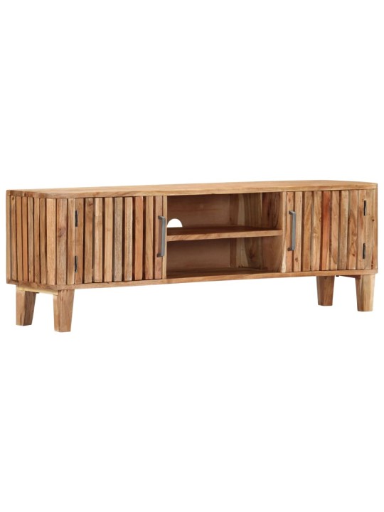 TV stolek 130 x 30 x 45 cm masivní akáciové dřevo