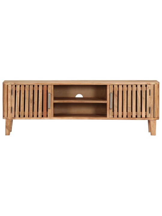 TV stolek 130 x 30 x 45 cm masivní akáciové dřevo