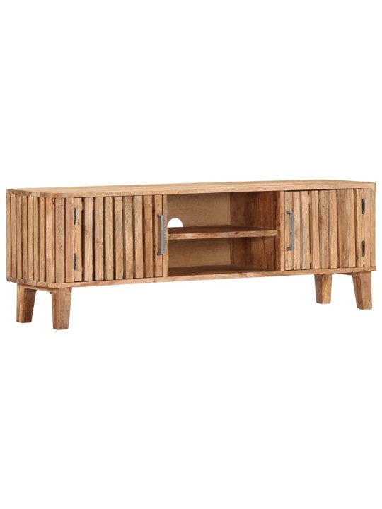 TV stolek 130 x 30 x 45 cm masivní akáciové dřevo