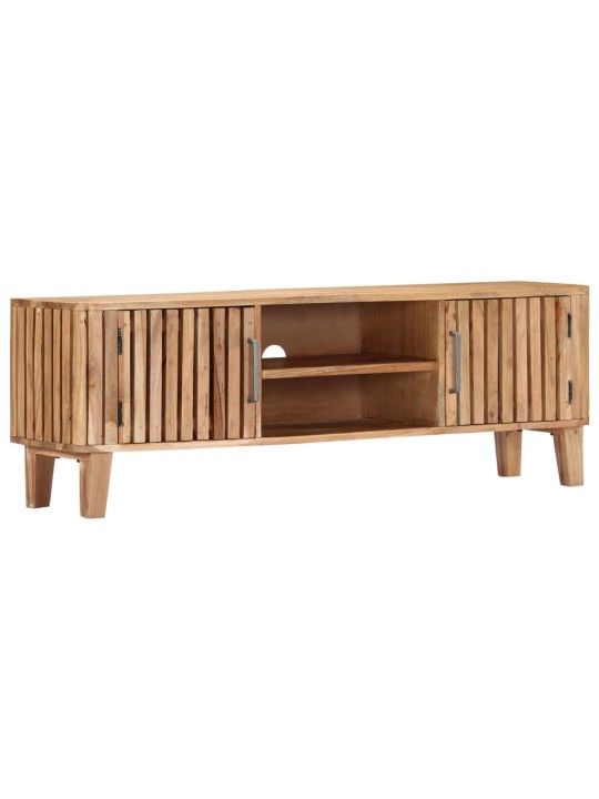 TV stolek 130 x 30 x 45 cm masivní akáciové dřevo
