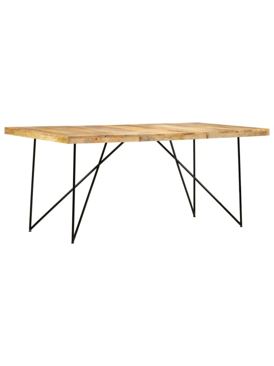 Jídelní stůl 180 x 90 x 76 cm masivní mangovníkové dřevo