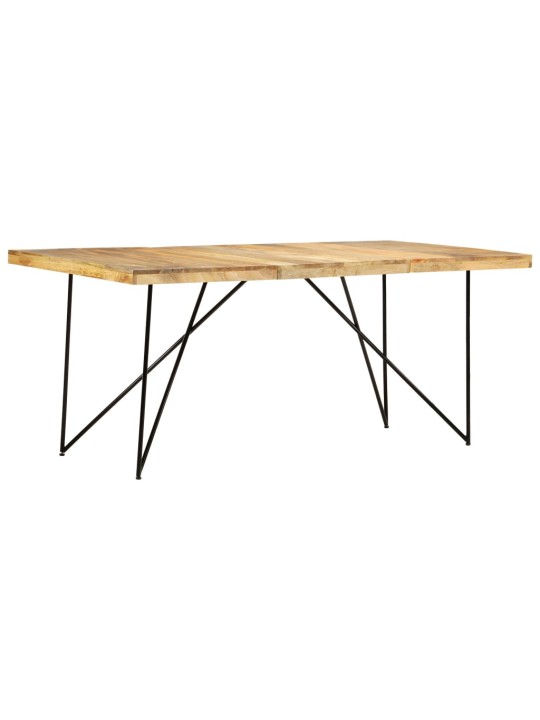 Jídelní stůl 180 x 90 x 76 cm masivní mangovníkové dřevo