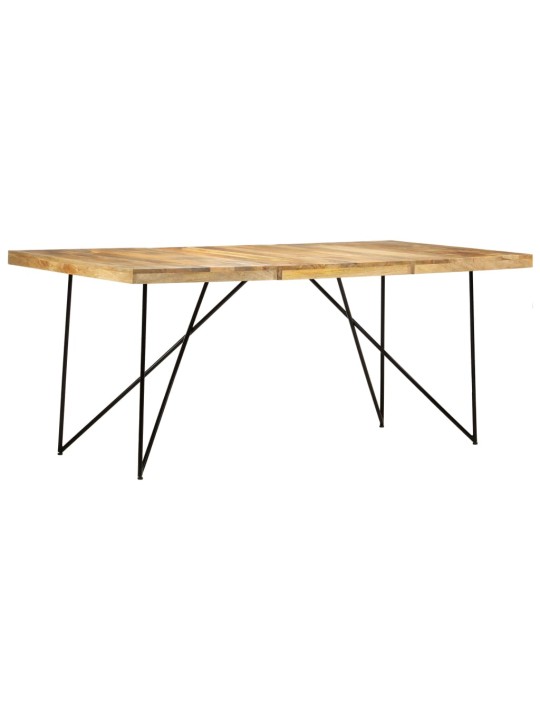 Jídelní stůl 180 x 90 x 76 cm masivní mangovníkové dřevo