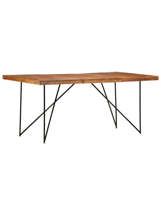Jídelní stůl 180 x 90 x 76 cm masivní akáciové dřevo