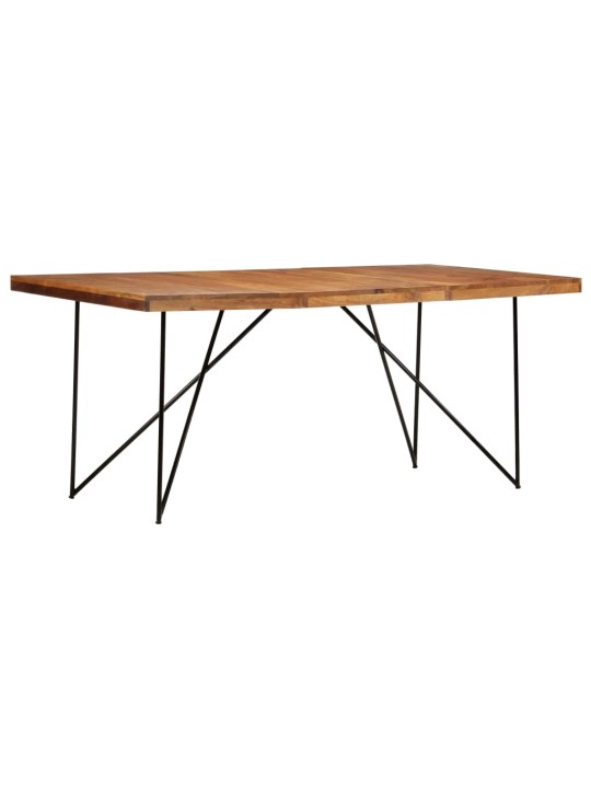 Jídelní stůl 180 x 90 x 76 cm masivní akáciové dřevo