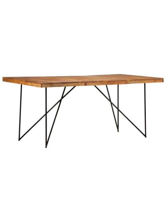 Jídelní stůl 180 x 90 x 76 cm masivní akáciové dřevo