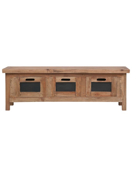 Tv stolek se 3 zásuvkami 120 x 30 x 40 cm masivní mahagon