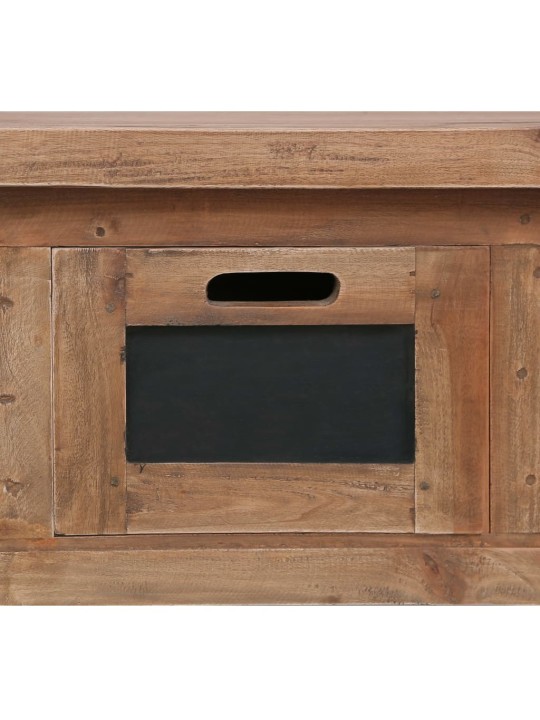 Tv stolek se 3 zásuvkami 120 x 30 x 40 cm masivní mahagon