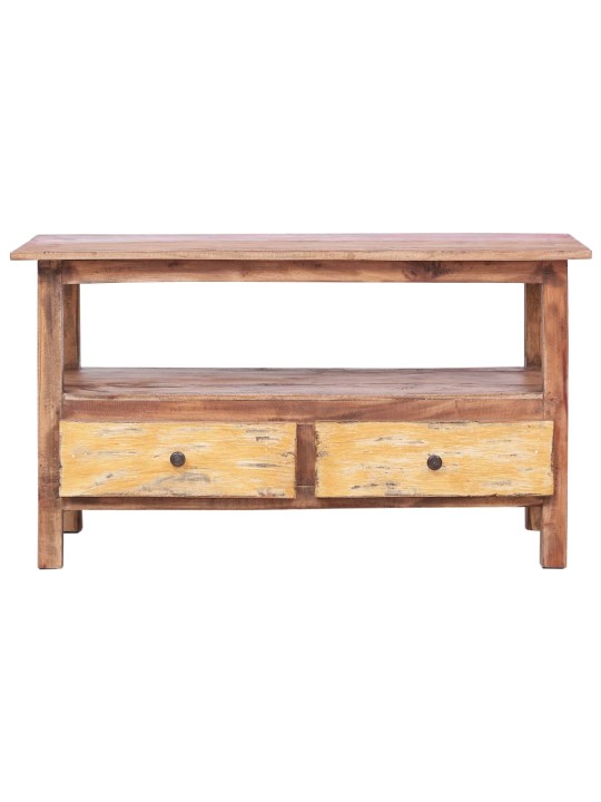 TV stolek 90 x 40 x 50 cm masivní recyklované dřevo