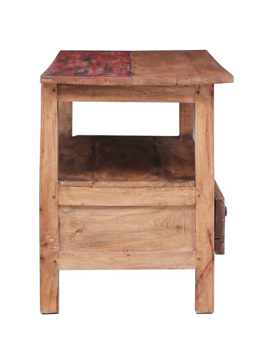 TV stolek 90 x 40 x 50 cm masivní recyklované dřevo