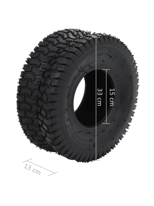 Pneumatiky pro kolečko 2 ks 15 x 6.00-6 4PR guma