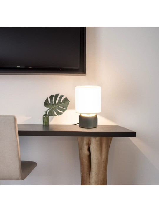 Stolní lampy 2 ks dotykové tlačítko bílé E14