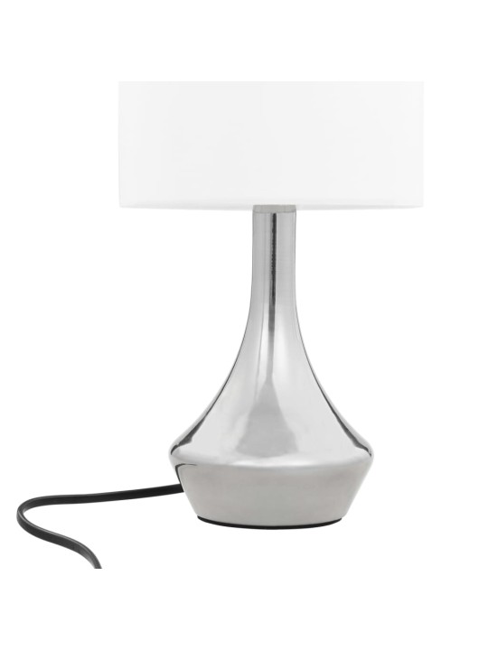 Stolní lampy 2 ks dotykové tlačítko bílé E14