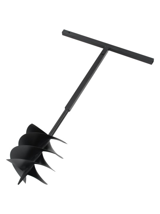 Zemní vrták s rukojetí 250 mm ocel černý
