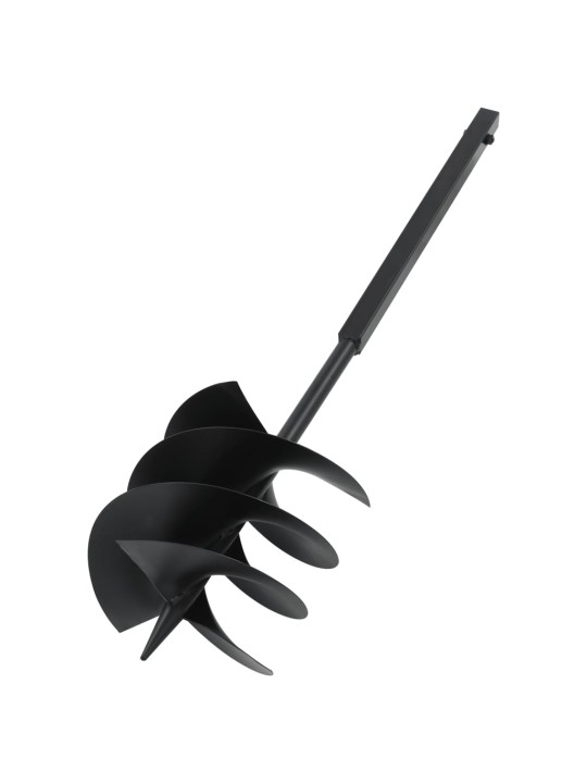 Zemní vrták s rukojetí 250 mm ocel černý