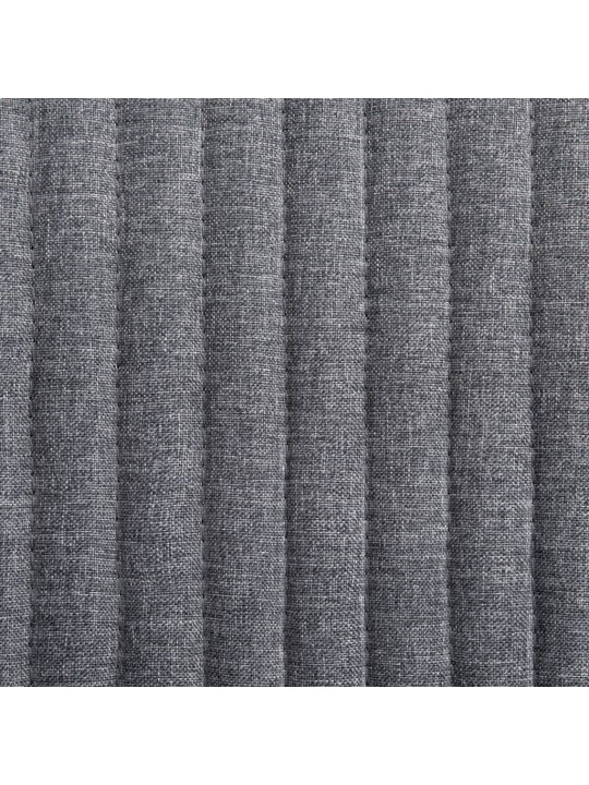 Jídelní židle 4 ks tmavě šedé textil