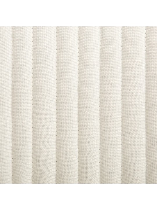 Jídelní židle 4 ks krémové textil