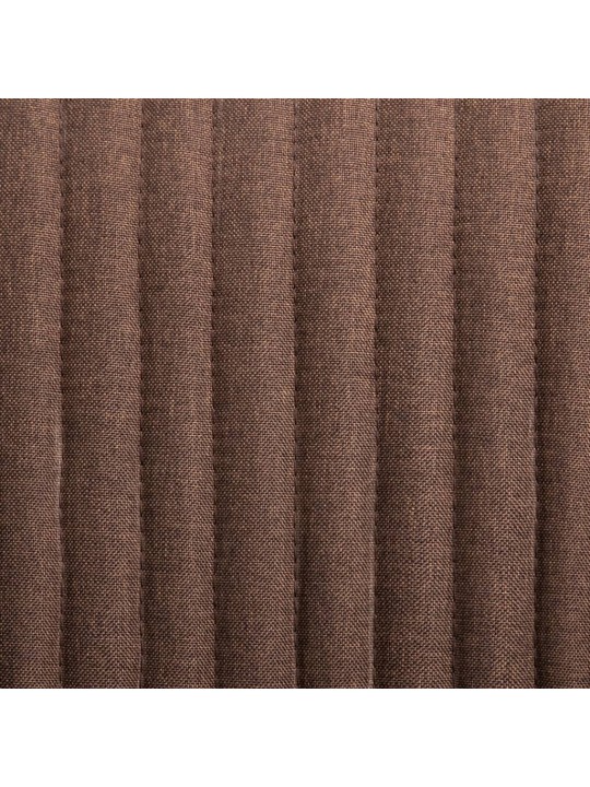 Jídelní židle 4 ks hnědé textil
