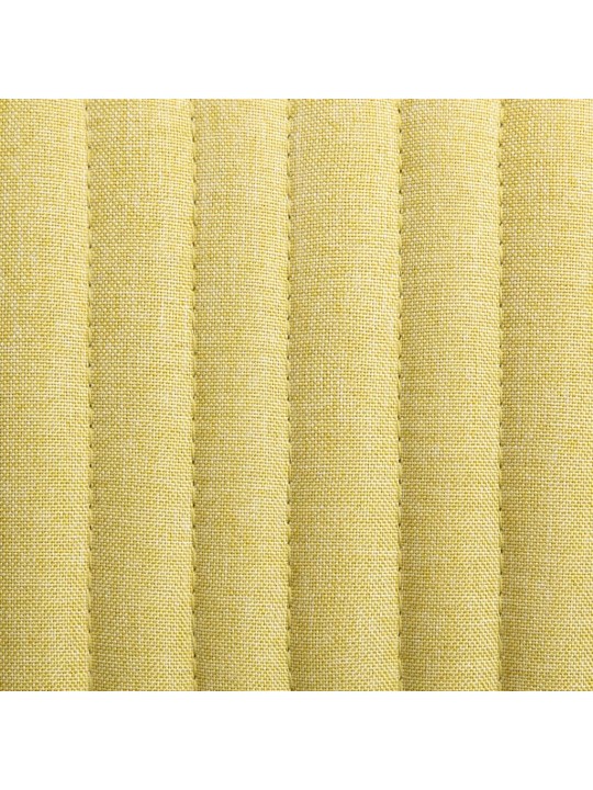 Jídelní židle 6 ks zelené textil