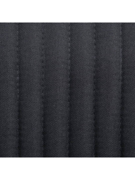 Jídelní židle 4 ks černé textil