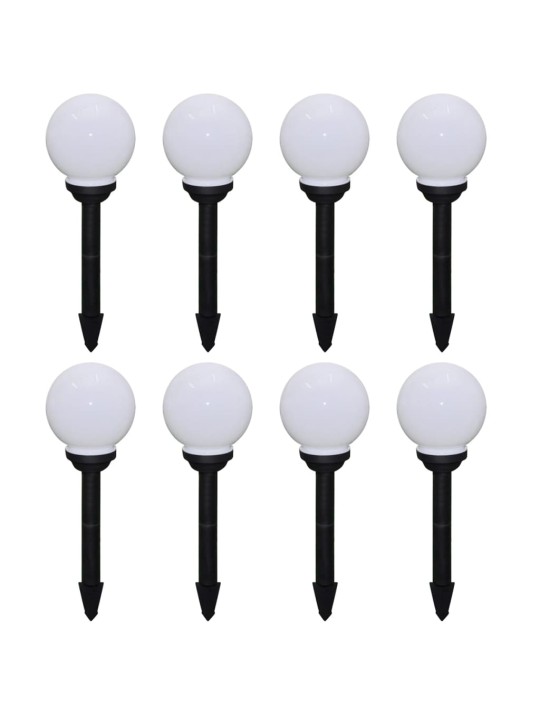 Venkovní osvětlení příjezdové cesty 8 ks LED 15 cm se zápichem