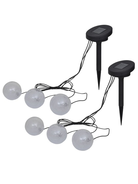 Plovoucí lampy 6 ks LED pro jezírko a bazén
